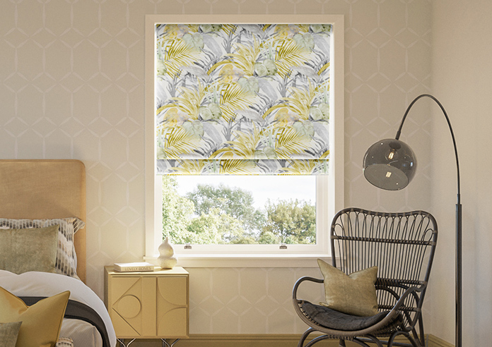 Los Angeles Velvet, Sunkissed - Motorised Roman Blind - Image 3